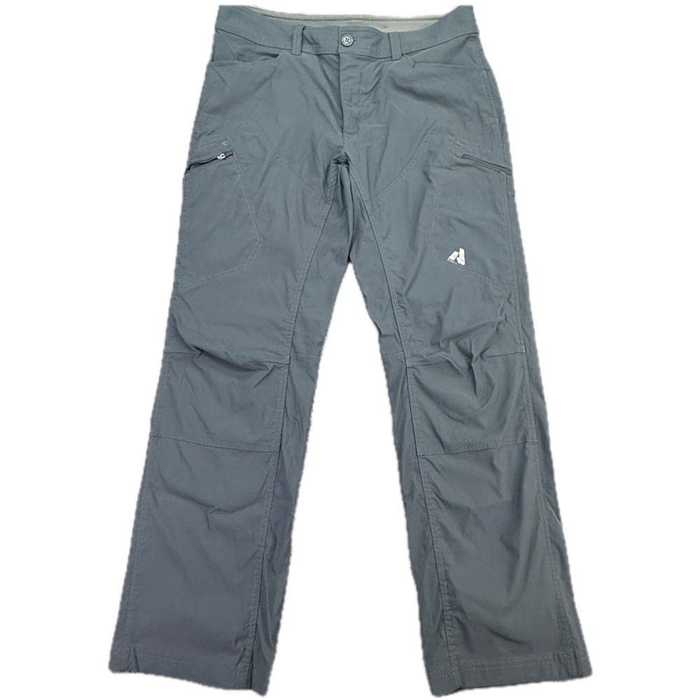 Eddie Bauer Pants Mens 35x32 Gray First Ascent Hiking Outdoor Cargo Utility